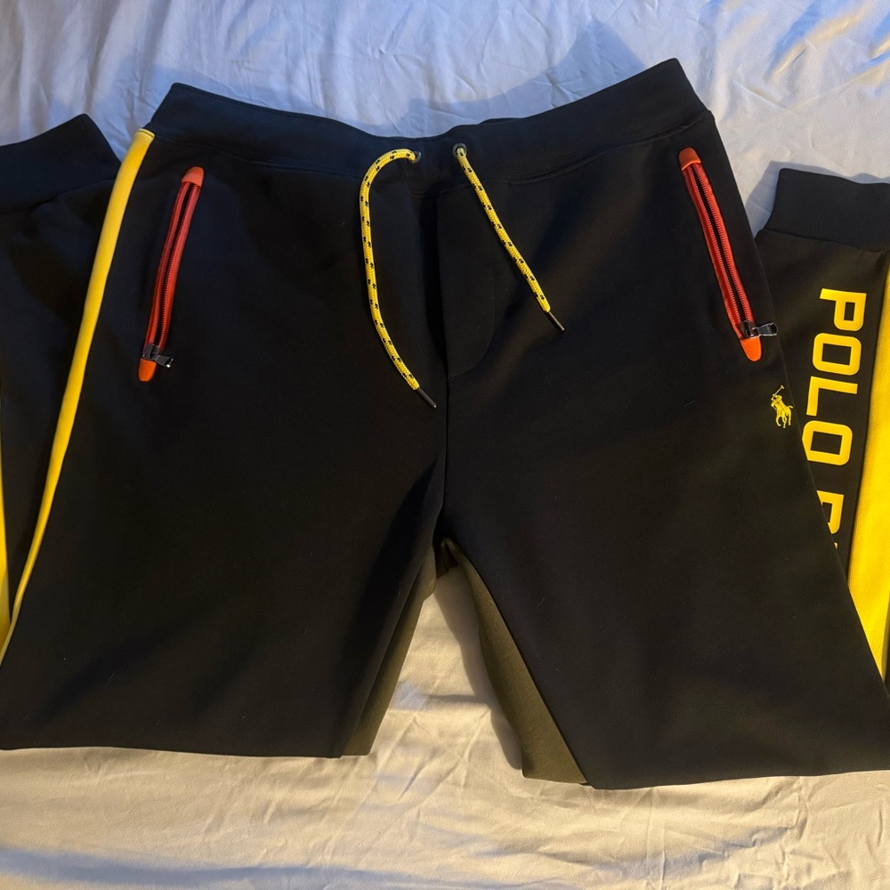 Rare Polo Multi-color Performance Joggers Size L